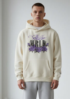 999 Club Juice WRLD Rose Graphic Hoodie